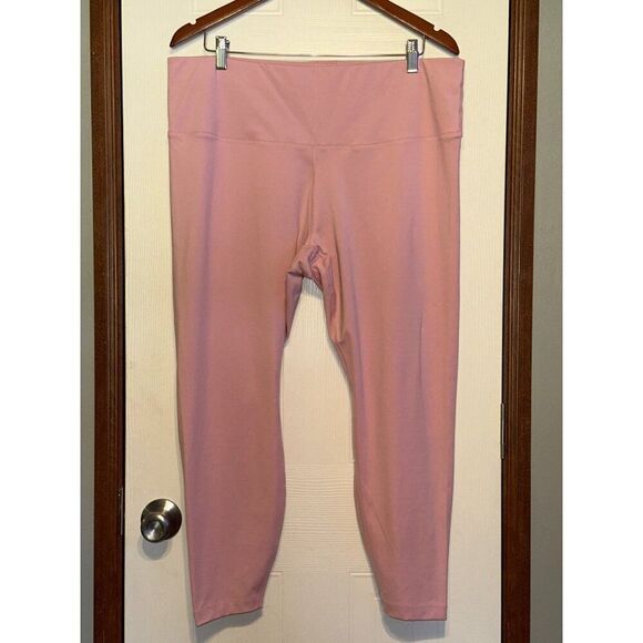 NWOT Nike Pink 7/8 Dri-Fit High-Waist Leggings Size 2X - Picture 1 of 13
